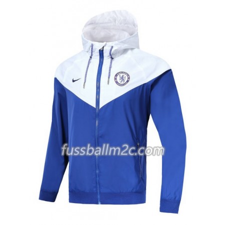 Chelsea Windrunner Jacke Blau Weiß 2018-2019